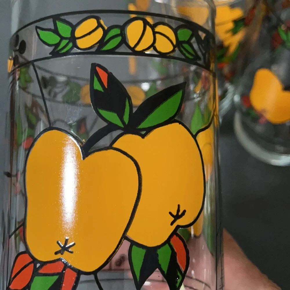 Vintage 70’s Hildi Anchor Hocking water glasses
